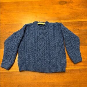 Blarney Woollen Mills Cable Knit Kids Sweater